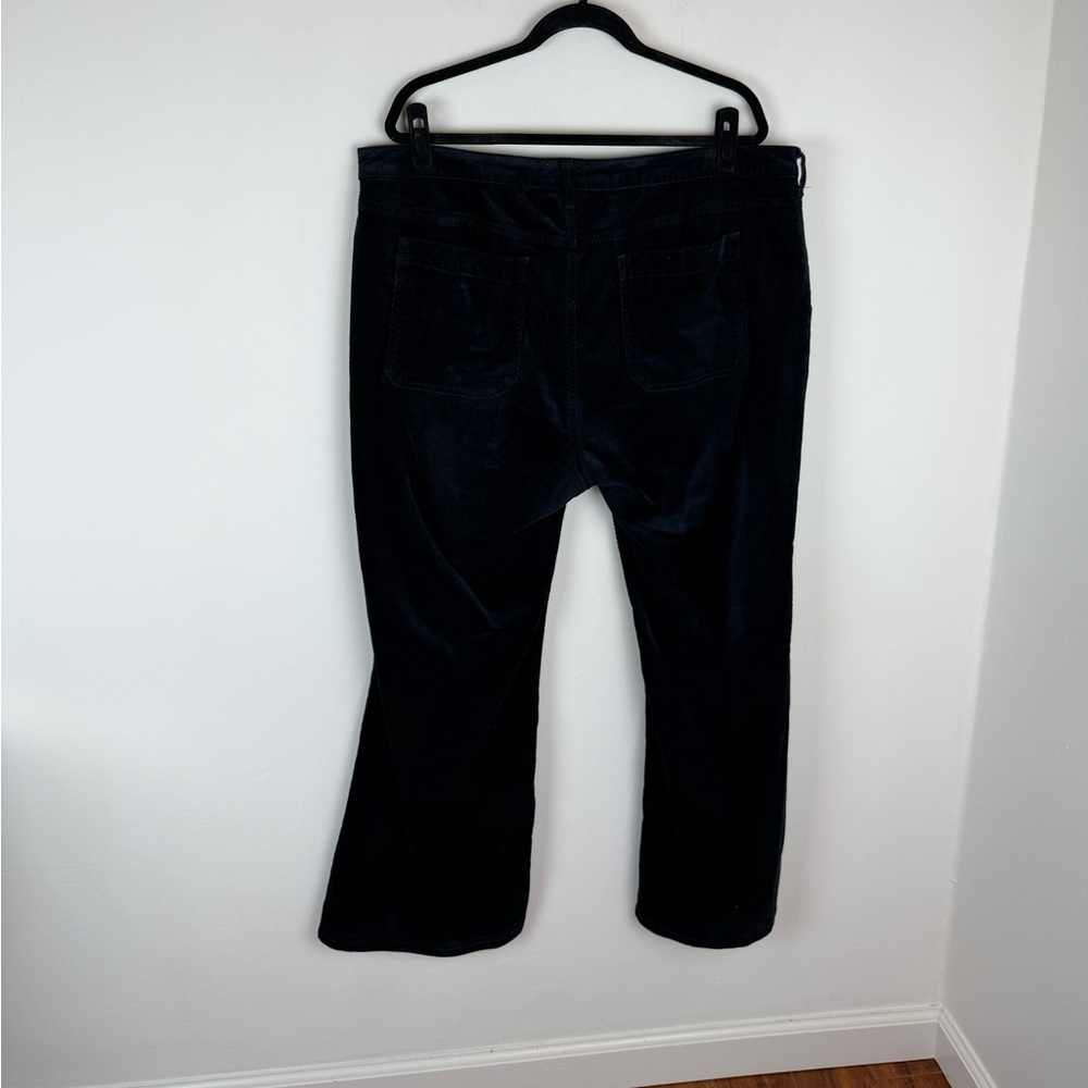 Anthropologie Pilcro Black Icon Flare Corduroy Pants Size 20 W - Picture 6 of 8